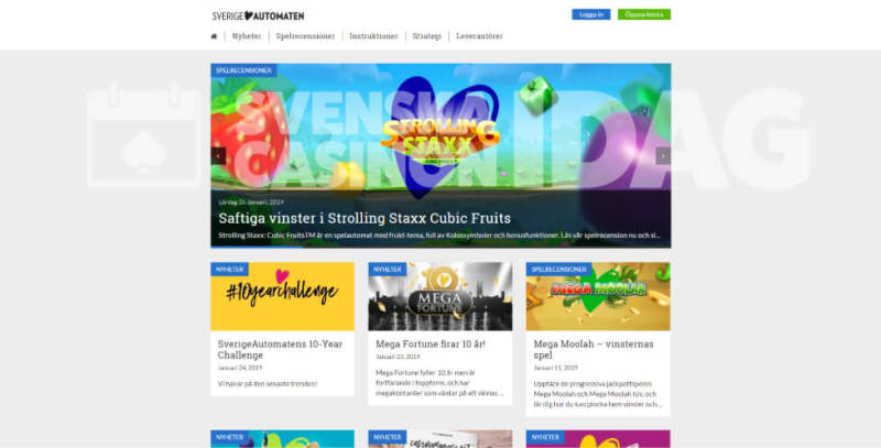 Sverigeautomaten blogg