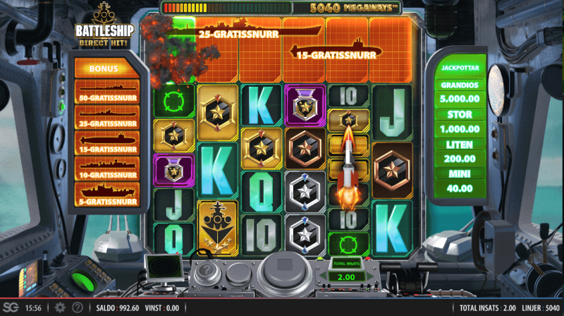 Battleship Direct Hit! huvudspelet