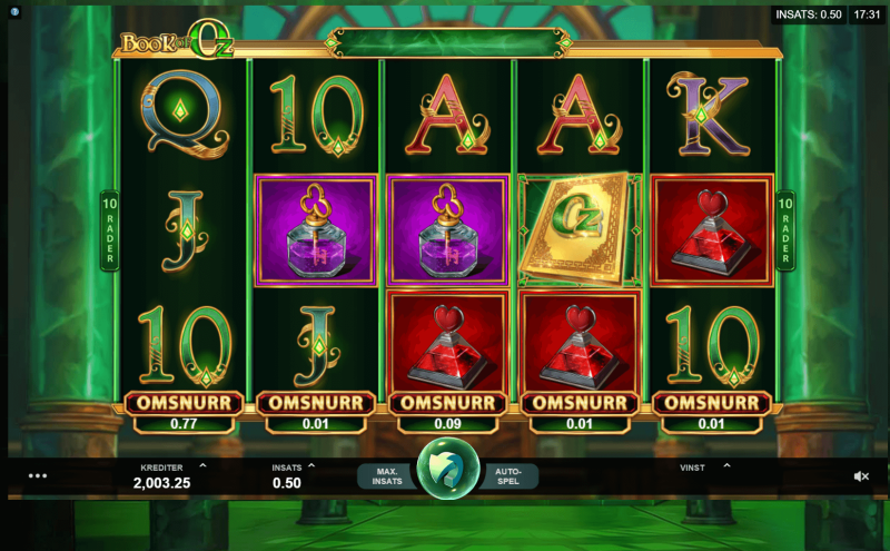 Book of Oz bonusspel