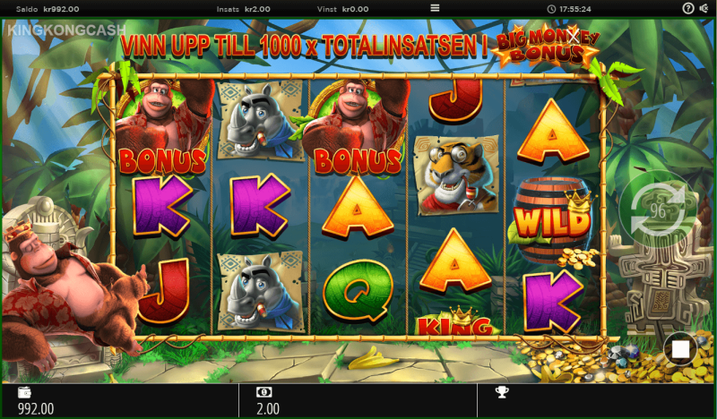 King Kong Cash basspel