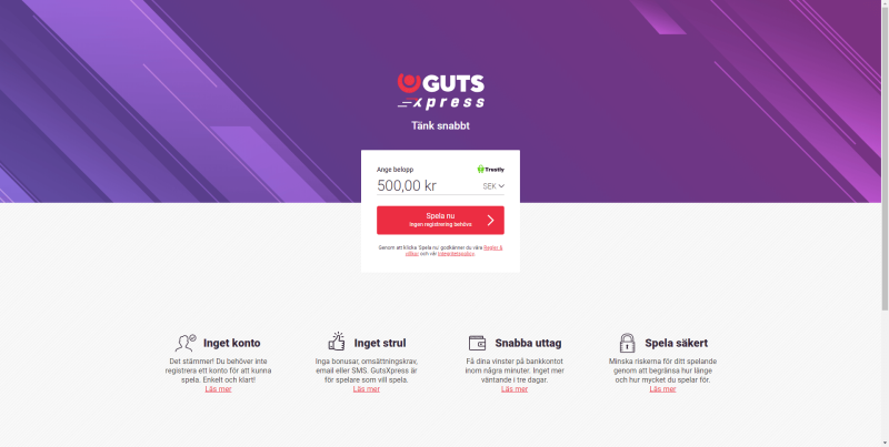 Guts Xpress logga in