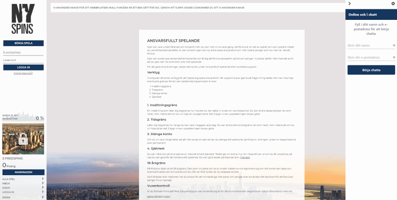 NYspins kundtjänst