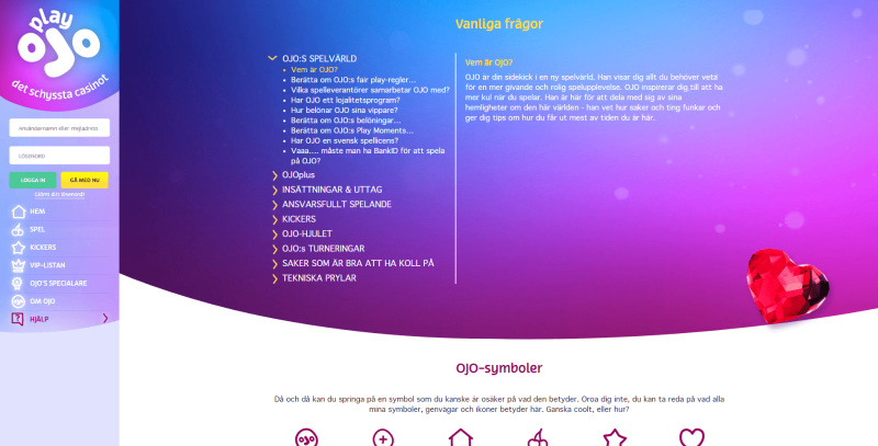 playojo kundtjänst faq