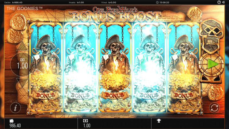 The Goonies slot bonusspel