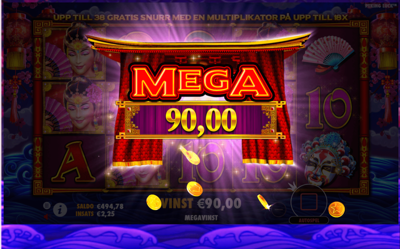 Bonusspel i Peking Luck
