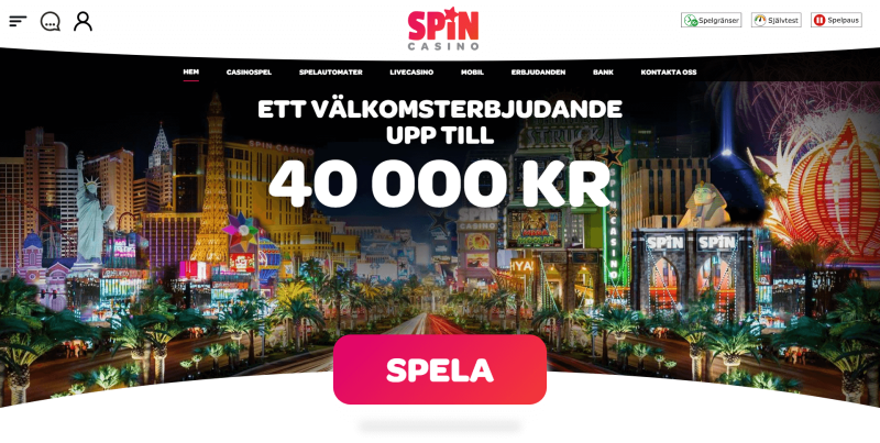 Gigantisk välkomstbonus spin casino