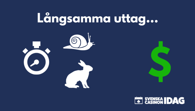 långsamma uttagstider