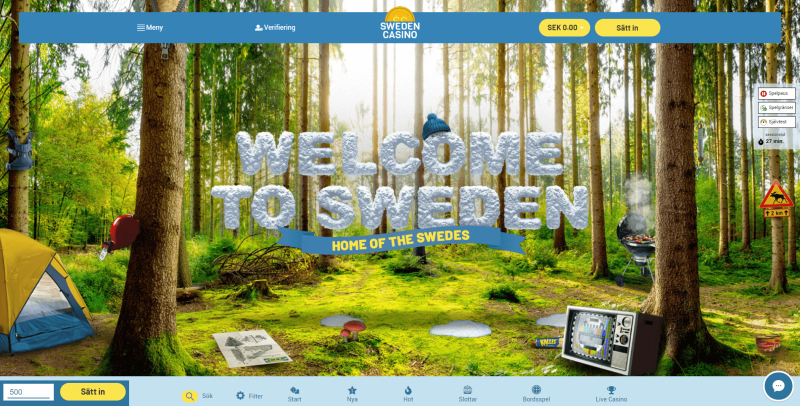 Sweden Casino design