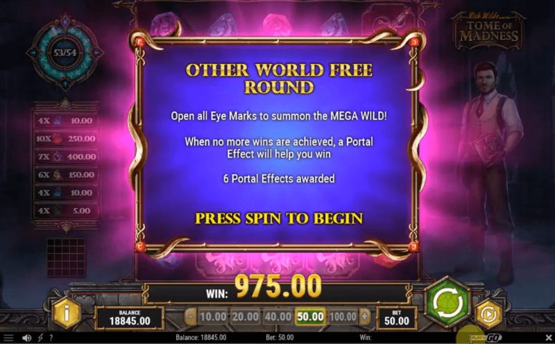 Other world free round regler i Tome of Madness
