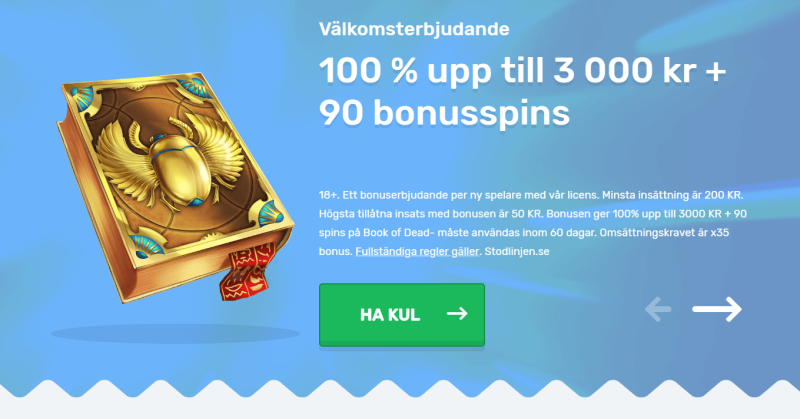 Free Spins som välkomstbonus