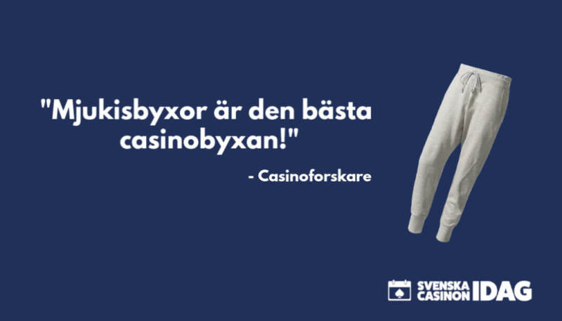 Ingen dresscode på nätcasinon