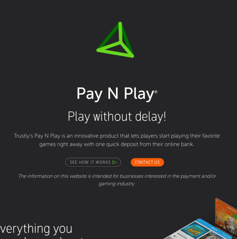 Pay N Play är som casinon med Trustly